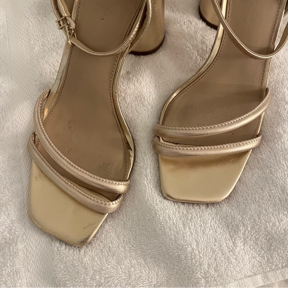 Gold Sam Edelman Kia Heels size 10.5 - Picture 5 of 10